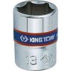 Příslušenství ke gola sadě King Tony 233511M - Hlavice nástrčná - ořech 1/4", velikost 11 mm, 6-hranný, chromovaný leštěný, DIN3124, ISO 2725-1