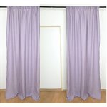 Snový svět Lněný závěs fialový Lila - 150 cm – Zboží Dáma