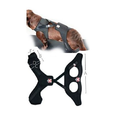 Kruuse Jorgen A/S Bandáž Rehab Pro na koleno pro psa XS levá – Zboží Mobilmania