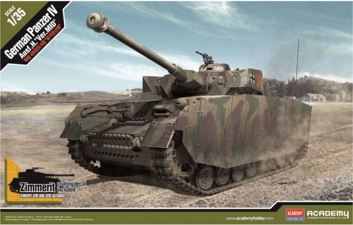 Academy German Pz.Kpfw.IV Ausf.H Ver. MID 13516 1:35
