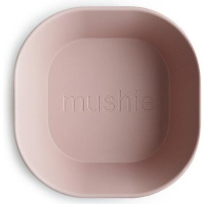 Mushie hranatá miska 2 ks Blush 550 ml – Zboží Mobilmania