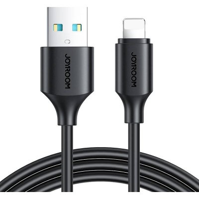 Joyroom USB nabíjecí/datový kabel - Lightning 2,4A 0,25 m černý (S-UL012A9) – Sleviste.cz