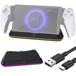 iPega P5P02 Charger Dock s RGB Playstation Portal Remote Player White – Zboží Živě