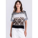 Tuzzi Golden OAS dámské triko černobéžové – Zbozi.Blesk.cz