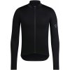 Cyklistický dres Rapha Men's Pro Team Long Sleeve Midweight - Black/White