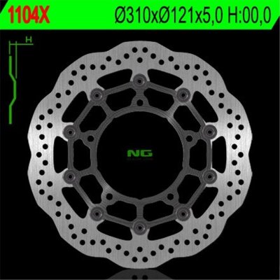 Přední brzdový kotouč NG Suzuki 650 V-STROM DL XT / XT ABS 2012 - 2019 | Zboží Auto