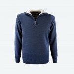 Kama pánský pletený svetr Merino 4105 tmavě modrá – Sleviste.cz