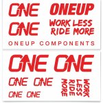 OneUp Decal Kit Handlebar red – Sleviste.cz