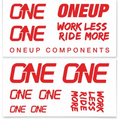 OneUp Decal Kit Handlebar red – Sleviste.cz