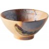 MIJ Jídelní miska Wabi Sabi keramika hnědá 450 ml