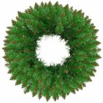 SPRINGOS Adventní věnec extra hustý 45 cm zelený – Zboží Dáma