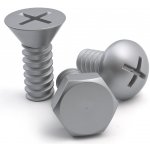 Qualy Screw Collection 3 ks stříbrné – Sleviste.cz