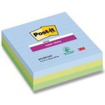 3M Post-it 675 Super Sticky - silně lepicí bloček - 101 x 101 mm, 3 x 70 l., Oasis – Zboží Dáma