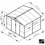 G21 GAH 706 - 277 x 255 cm antracitový – Zbozi.Blesk.cz