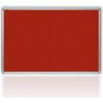 2x3 Filcová červená tabule v hliníkovém rámu 150x120 cm – Zboží Živě