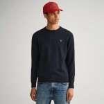 Gant pánský svetr Classic Cotton c-neck 8030551.433 tmavě modrá – Zboží Mobilmania