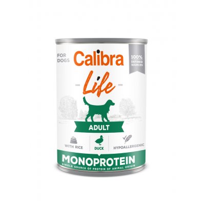 Calibra Life Dog Adult Duck with Rice 6 x 400 g