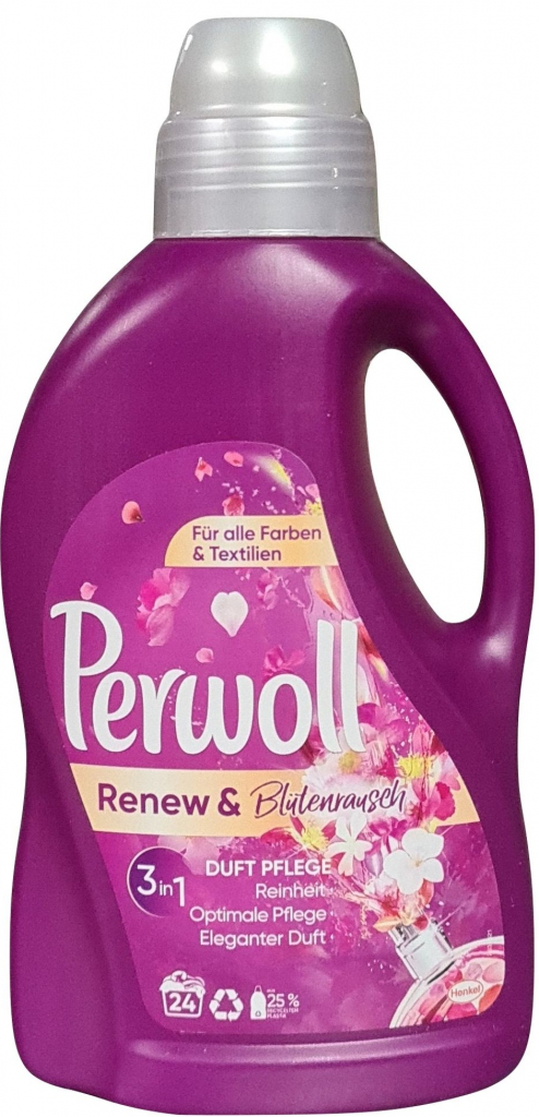 Perwoll 3v1 Renew & Květinové šílenství 1,44 l 24 PD
