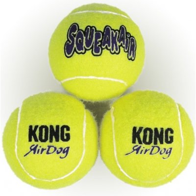 Kong Air Dog Squeaker tenisový míč 3 ks XS 3,8 cm – Zboží Mobilmania