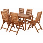 Livarno Home Sada zahradního nábytku Sevilla, 7dílná, akácie – Hledejceny.cz