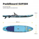 Paddleboard SET Procraft Travel SUP350 – Sleviste.cz
