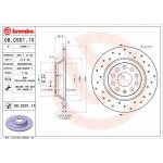 Brzdový kotouč BREMBO 08.C501.1X – Hledejceny.cz
