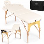 ModernHome - třídílný Skládací dřevěné masážní a rehabilitační lehátko BM3524-CR – Hledejceny.cz