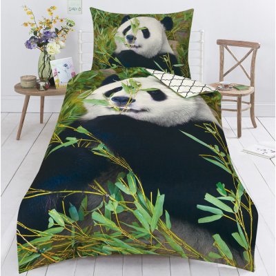 Aaryans bavlna povlečení Panda 3D 140x200 70x90 – Zboží Mobilmania