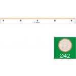 Madlo DUB (OAK) D42/L4000 mm – Zboží Mobilmania