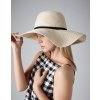 Klobouk Beechfield Marbella Wide-Brimmed Black