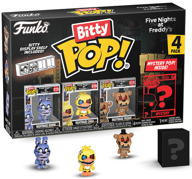 Funko Bitty POP! Five Nights at Freddy’s Nightmare Bonnie 4-pack