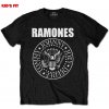 Dětské tričko Rock Off Ramones Presidential Seal černá