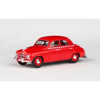 Abrex Stavebnice škoda 1201 1956 Taxi Červená 1:43