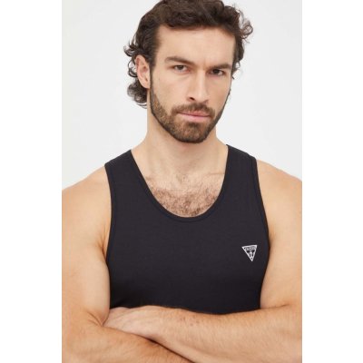 Guess Tank top U97M02 KCD31 regular fit černá – Zboží Mobilmania