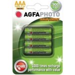 AgfaPhoto NiMH AAA 900 mAh 4ks AP-HR03900VE-4B – Zboží Živě