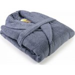 A&R unisex župan s velkým límcem šedá tmavá – Zboží Dáma