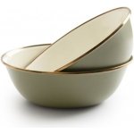 Barebones Smaltované misky olivové 15 cm 2 ks – Zboží Mobilmania