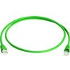 síťový kabel Telegärtner L00001A0085 RJ45, CAT 6A, S/FTP, 2m, zelený