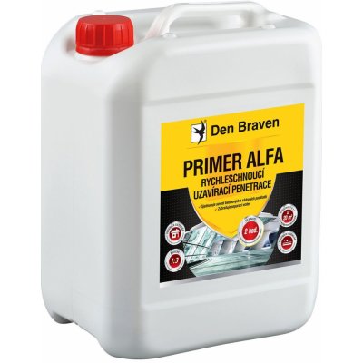 Den Braven Penetrace Primer Alfa, mléčně bílá, 5 l 57352Q – Hledejceny.cz