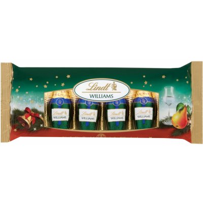 Lindt Vánoční balení lahviček Williams hruška 132 g – Zboží Dáma