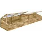 vidaXL Pařeniště FSC impregnovaná borovice 200 x 50 x 35 cm – Zboží Dáma