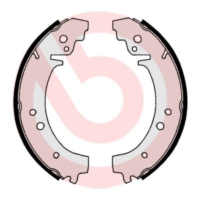 S 41 501 BREMBO Sada brzdových čelistí | Zboží Auto