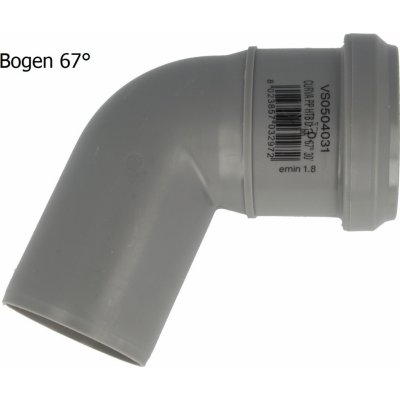 Osma HTB Koleno DN 75x67° 113130 – Zboží Mobilmania