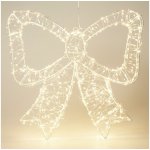 Koopman LED Venkovní vánoční dekorace 720xLED/6W/230V 46 cm IP44 teplá bílá mašle/bílá AMZ143110 – Hledejceny.cz