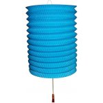 Lampion papírový 28 cm, modrý – Sleviste.cz