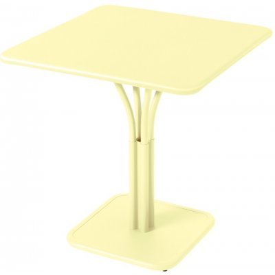Fermob Luxembourg Pedestal 71 x 71 cm kovový stůl Citronově žlutý – Hledejceny.cz