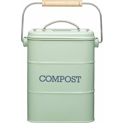 Kitchen Craft nádoba na kompostovatelný odpad zelená 3 litry – Zboží Dáma