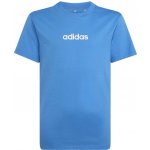 adidas LINEAR TEE 160 J Modrá Bílá – Hledejceny.cz