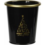 Home Styling Collection Kovový vánoční kbelík černý 10 x 11 cm – Hledejceny.cz
