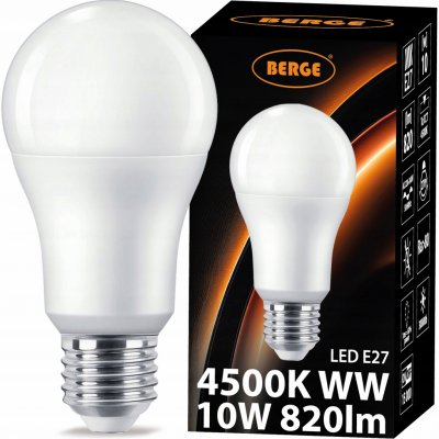 ECO LIGHT LED žárovka E27 10W 24V neutrální bílá – Zboží Živě